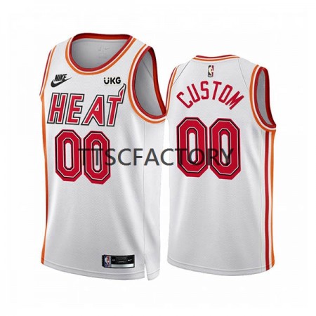 Miami Heat Custom Nike 2022-23 Classic Edition Valkoinen Pelipaidat Swingman - Miesten